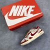 New Arrival AF 1 Low Dunk Suede Grey Red White AJ3261 TEN
