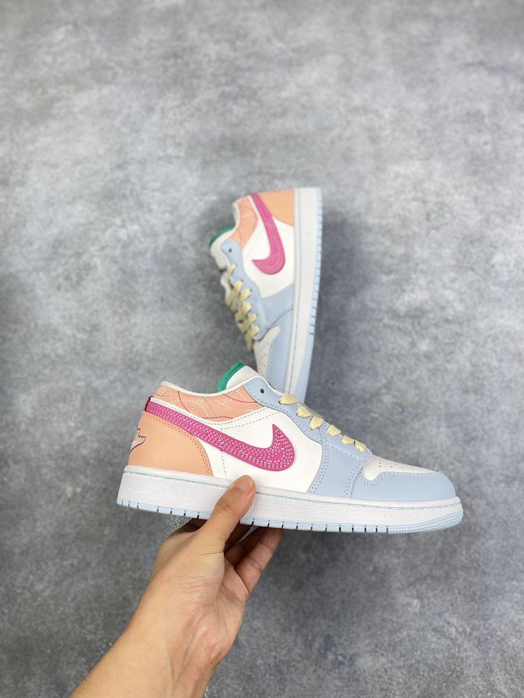 New Arrival AJ 1 Low Multi Color Sashiko FV3623-151 AJ3246 TEN