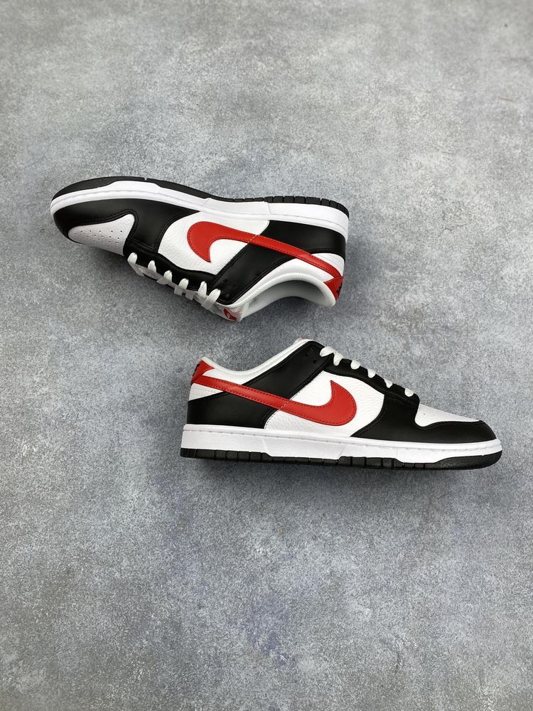 New Arrival AJ 1 Low Dunk ‘Black White Red’ AJ3255 TEN