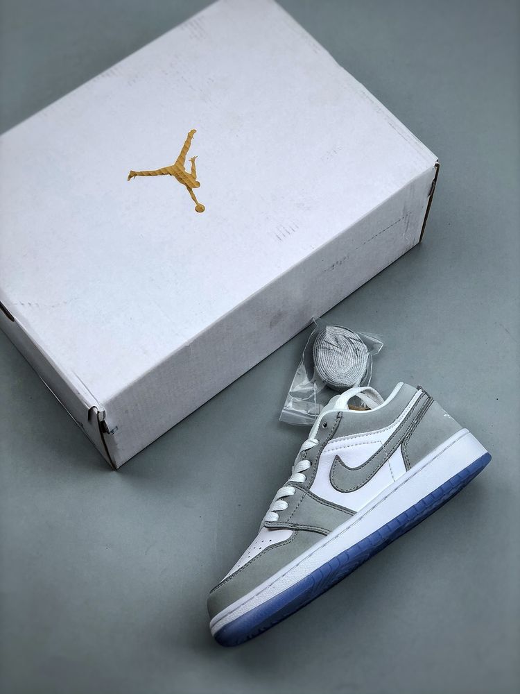 New Arrival AJ1 Retro Low ‘Pure Platinum’ 553558-170 AJ3140 TEN