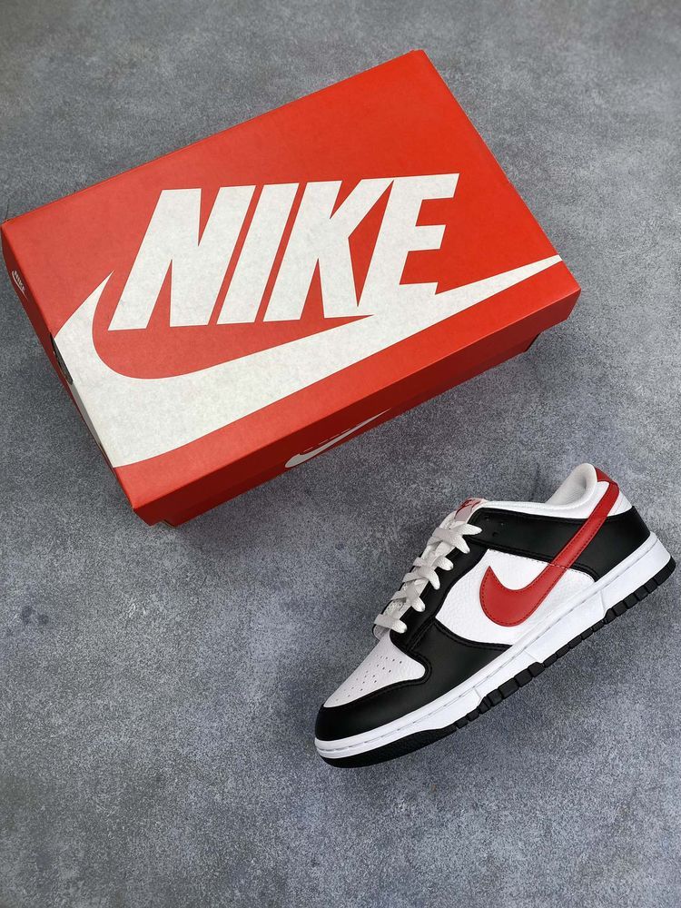 New Arrival AJ 1 Low Dunk ‘Black White Red’ AJ3255 TEN
