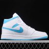 New Arrival AJ1 Mid BQ6472-114 Carolina Blue
