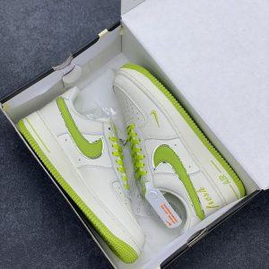 New Arrival AF 1 Low White Apple Green UN1635-888 AJ3121 TEN