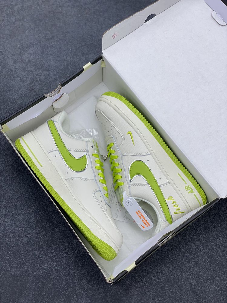 New Arrival AF 1 Low White Apple Green UN1635-888 AJ3121 TEN