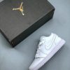 New Arrival AJ1 Retro Low ‘Pure Platinum’ 553558-170 AJ3140 TEN