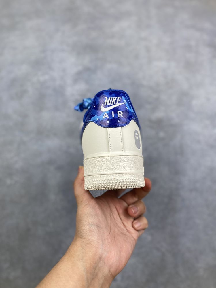 New Arrival AF 1 Low x BaPe White Blue AJ3264 TEN New Arrival AF 1 Low x BaPe White Blue AJ3264 TEN