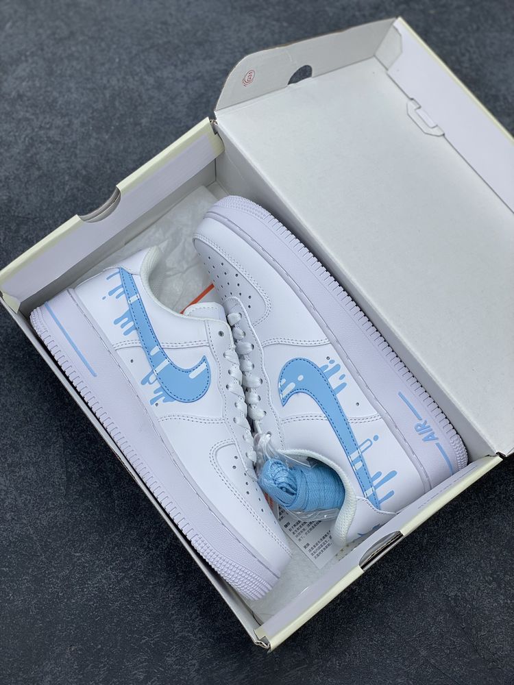 New Arrival AF 1 Custom Blue Swoosh AJ3125 TEN New Arrival AF 1 Custom Blue Swoosh AJ3125 TEN