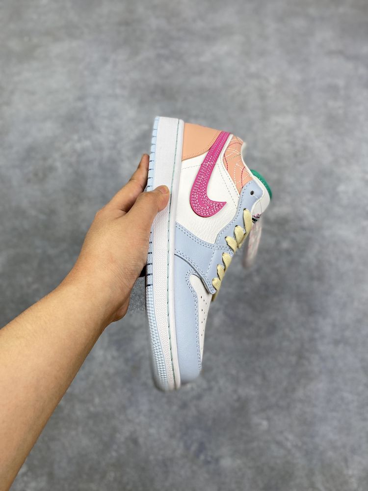 New Arrival AJ 1 Low Multi Color Sashiko FV3623-151 AJ3246 TEN