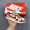 New Arrival AF 1 Low Dunk Suede Grey Red White AJ3261 TEN