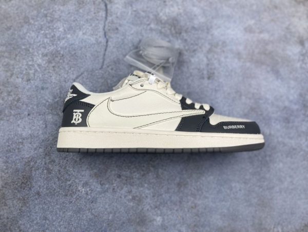 AJ 1 Low x Travis Scott x BUR ‘Sail Black’ AJ3288 TEN