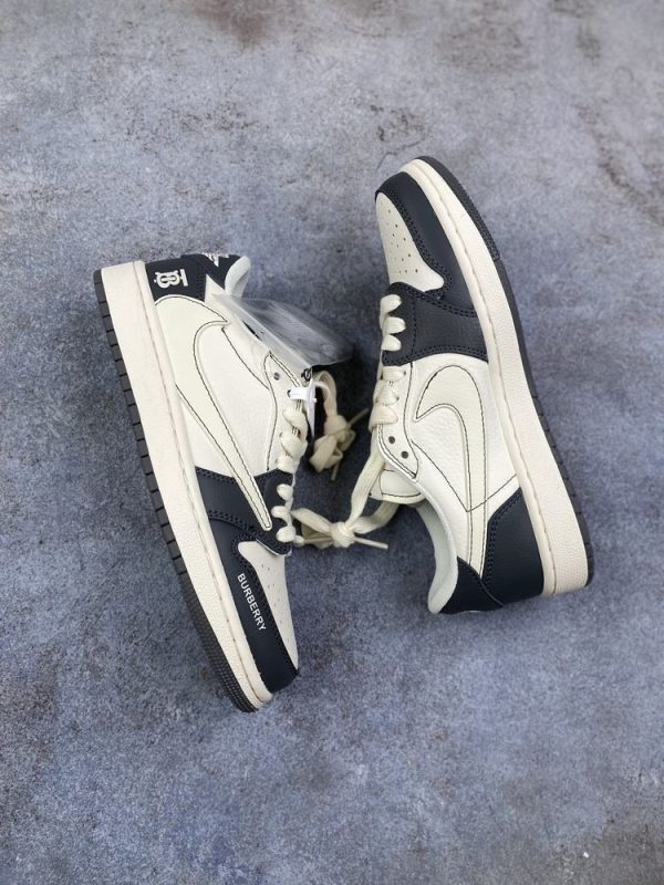 AJ 1 Low x Travis Scott x BUR ‘Sail Black’ AJ3288 TEN