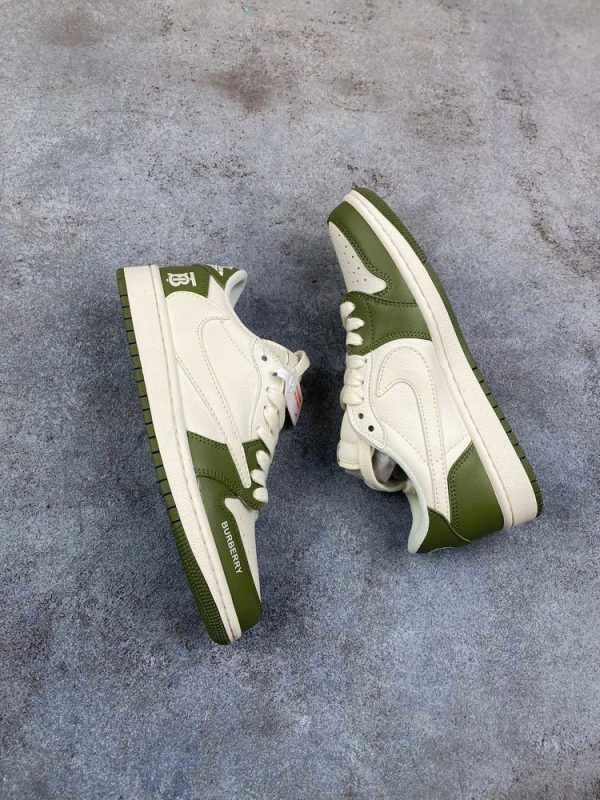 AJ 1 Low x Travis Scott x BUR ‘Sail Green’ AJ3286 TEN