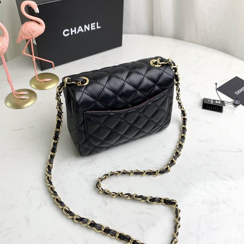 CN Classic Mini Flap Bag Gold Toned Hardware Black For Women QA
