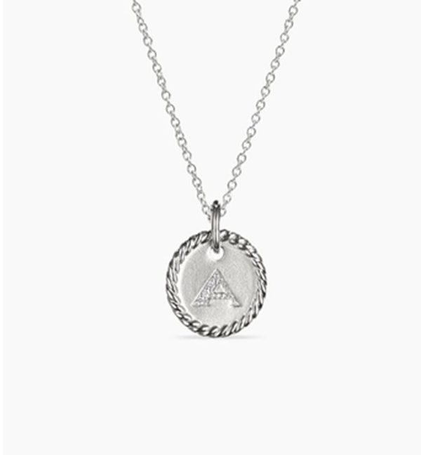 New Fashion David Yurman Letter Necklace 001