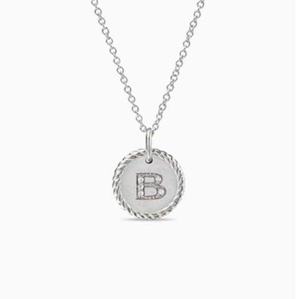 New Fashion David Yurman Letter Necklace 002
