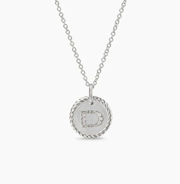 New Fashion David Yurman Letter Necklace 004