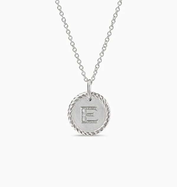 New Fashion David Yurman Letter Necklace 005