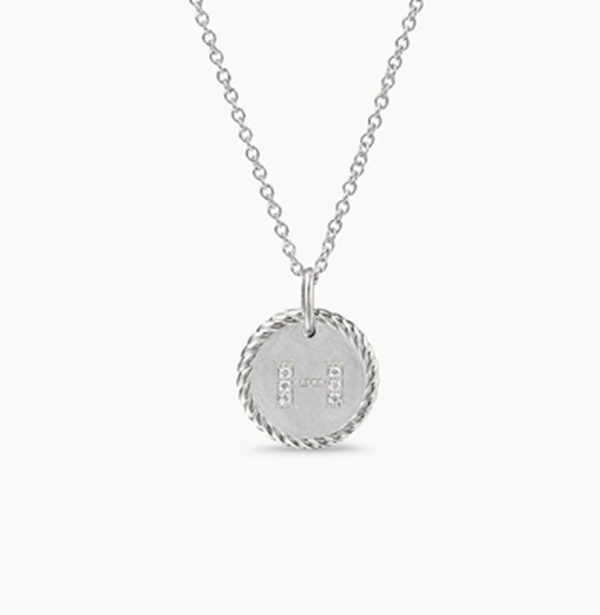 New Fashion David Yurman Letter Necklace 008