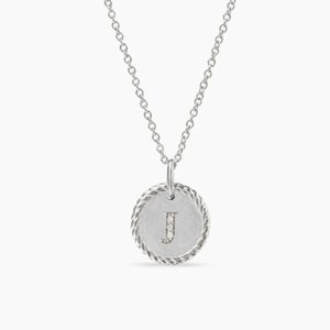 New Fashion David Yurman Letter Necklace 010