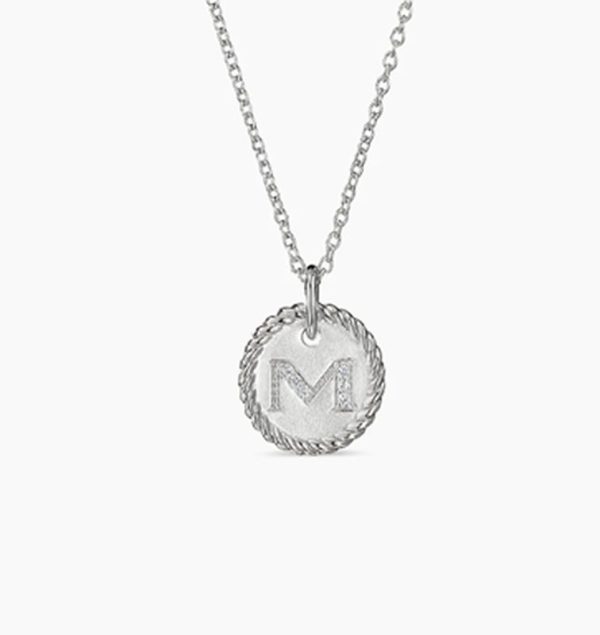 New Fashion David Yurman Letter Necklace 013