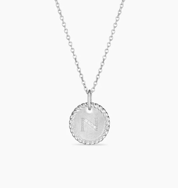 New Fashion David Yurman Letter Necklace 014