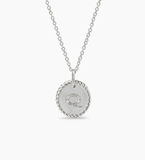 New Fashion David Yurman Letter Necklace 017