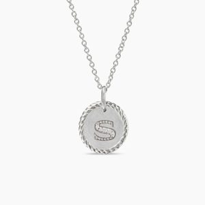 New Fashion David Yurman Letter Necklace 019