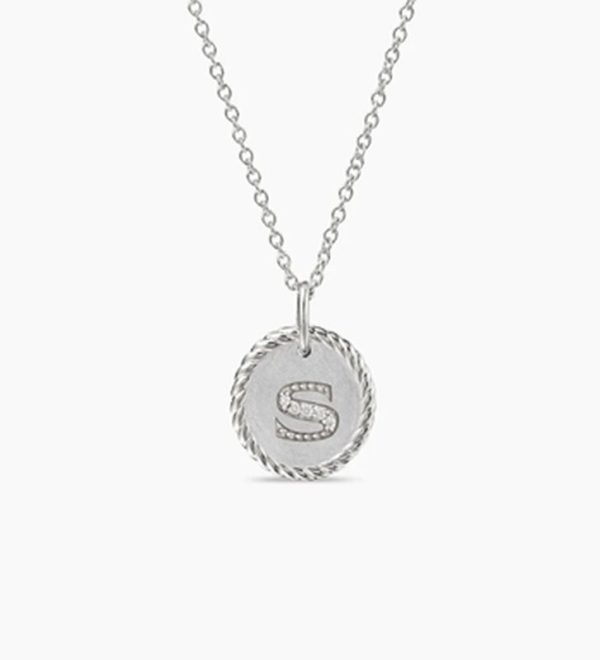 New Fashion David Yurman Letter Necklace 019
