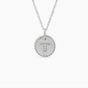 New Fashion David Yurman Letter Necklace 020