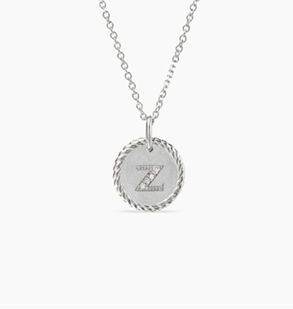 New Fashion David Yurman Letter Necklace 026