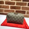 GG Savoy Leather-trimmed Coated-canvas Jacquard Toiletry Case 572767 QA