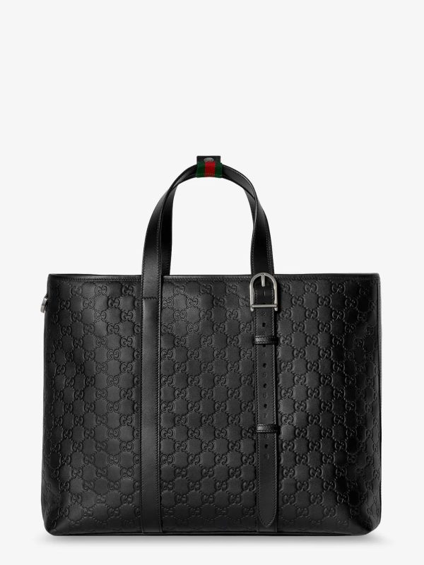 GG Emblem Large Tote Bag in Black 850218 QA