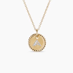 New Fashion David Yurman Letter Necklace 027