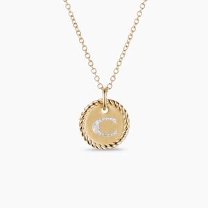 New Fashion David Yurman Letter Necklace 029
