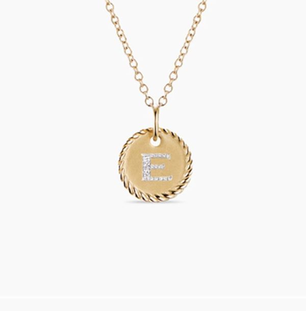 New Fashion David Yurman Letter Necklace 031