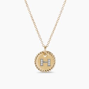 New Fashion David Yurman Letter Necklace 034
