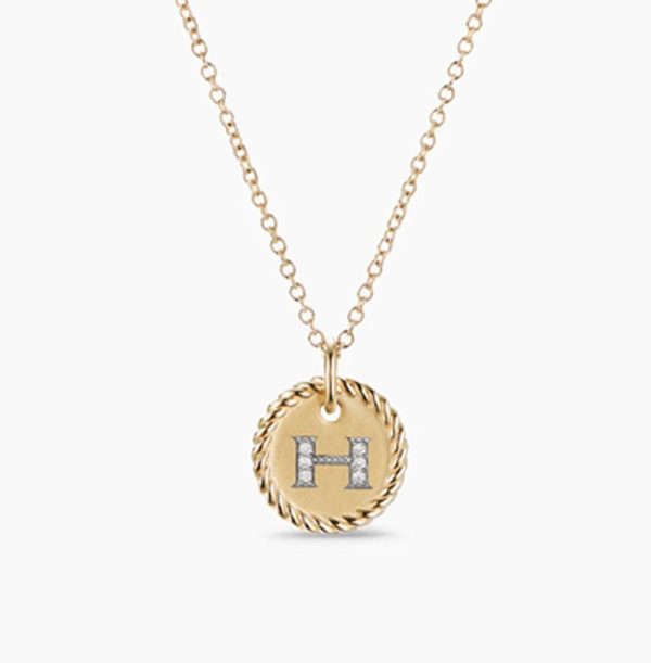 New Fashion David Yurman Letter Necklace 034 New Fashion David Yurman Letter Necklace 034
