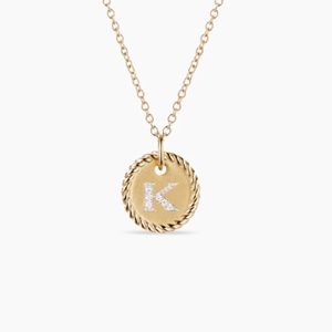 New Fashion David Yurman Letter Necklace 037