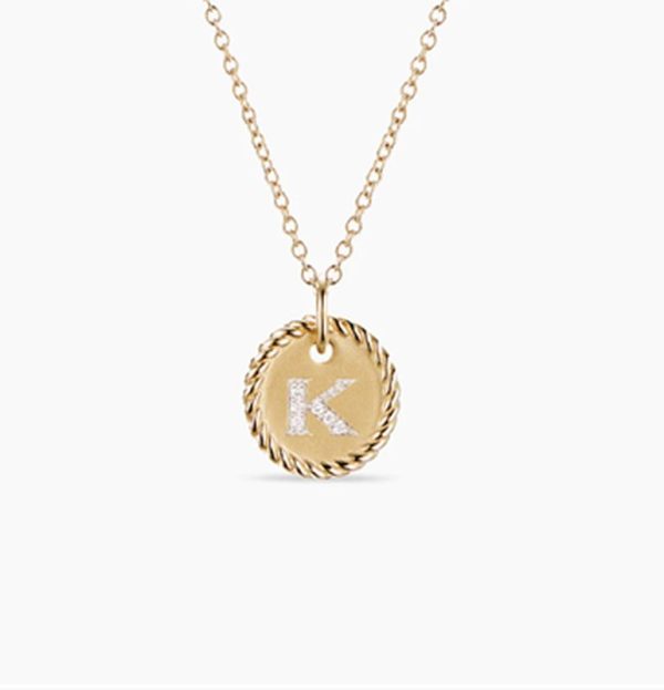 New Fashion David Yurman Letter Necklace 037 New Fashion David Yurman Letter Necklace 037