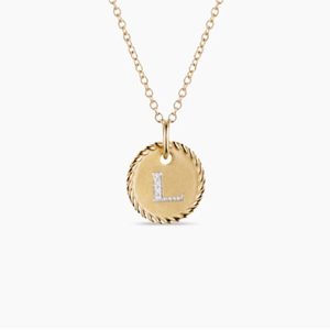 New Fashion David Yurman Letter Necklace 038