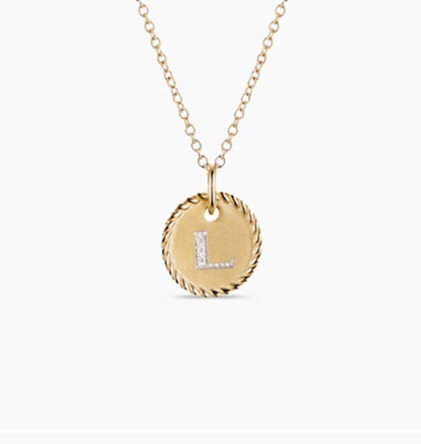 New Fashion David Yurman Letter Necklace 038