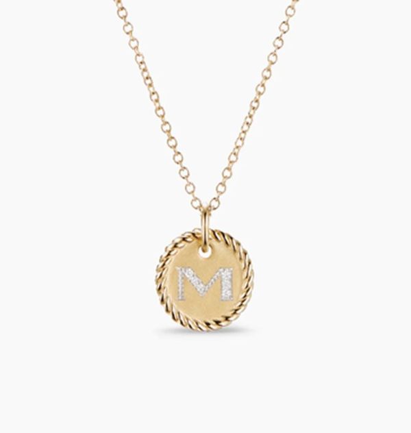 New Fashion David Yurman Letter Necklace 039 New Fashion David Yurman Letter Necklace 039