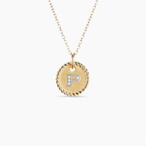 New Fashion David Yurman Letter Necklace 042