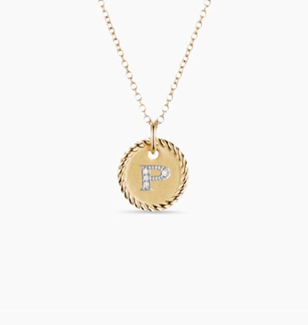 New Fashion David Yurman Letter Necklace 042