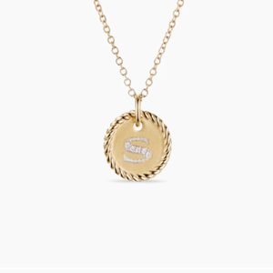 New Fashion David Yurman Letter Necklace 045