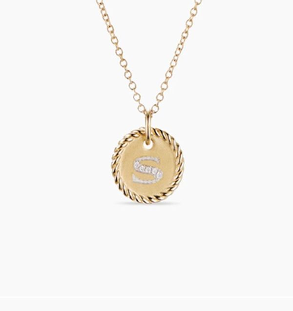 New Fashion David Yurman Letter Necklace 045 New Fashion David Yurman Letter Necklace 045