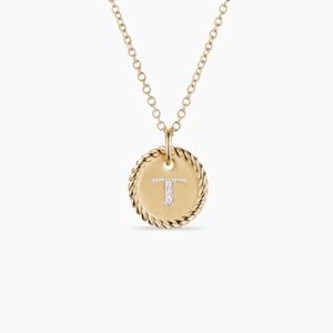 New Fashion David Yurman Letter Necklace 046