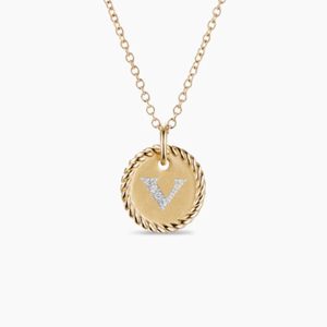 New Fashion David Yurman Letter Necklace 048