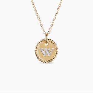 New Fashion David Yurman Letter Necklace 049