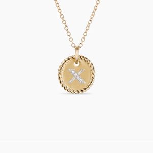 New Fashion David Yurman Letter Necklace 050